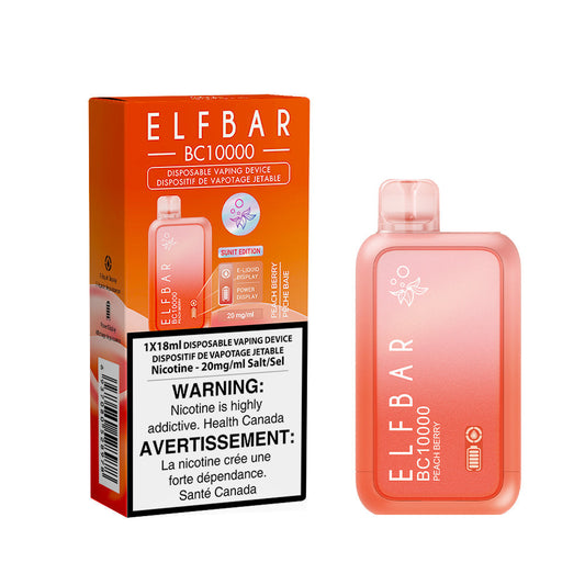 Elf Bar BC10K Peach Berry 20mg/mL disposable (Provincial)