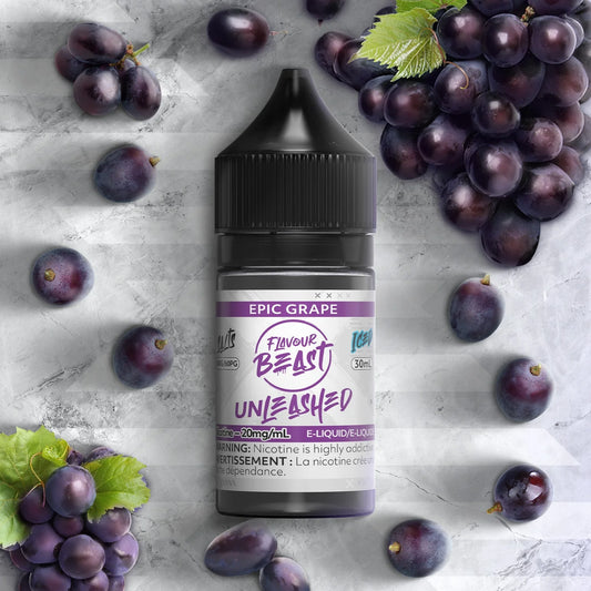 Flavour Beast E-liquid Unleashed Epic Grape Iced 20mg/30ml (Provincial)