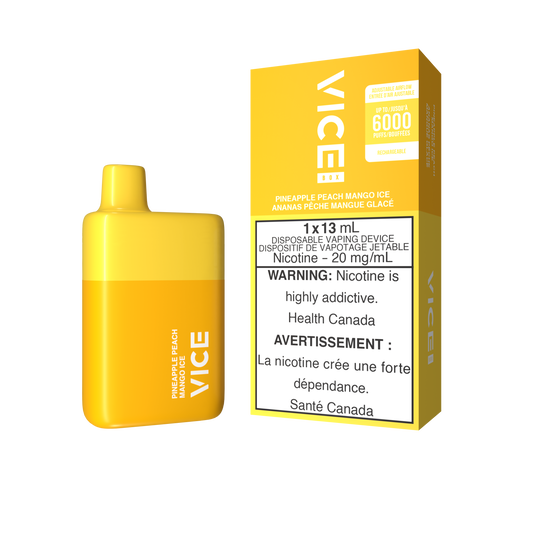 Vice Box 6000 Pineapple Peach Mango Ice 20mg/mL disposable (Provincial)