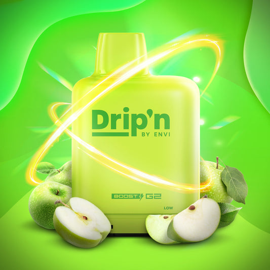 Drip’n LevelX Boost G2 25K Pod Green Apple  20mg (Provincial)
