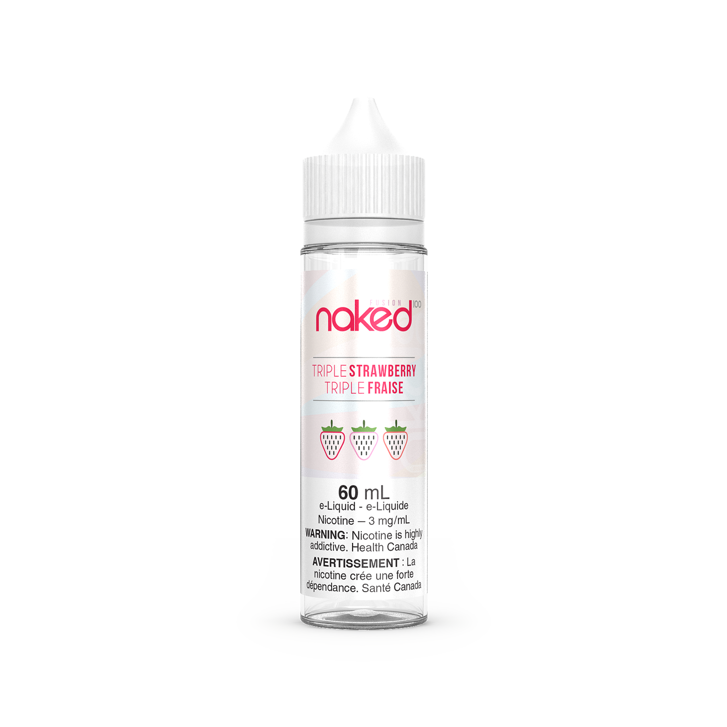 Naked E-liquid Triple Strawberry 3mg - 60ml (Provincial)