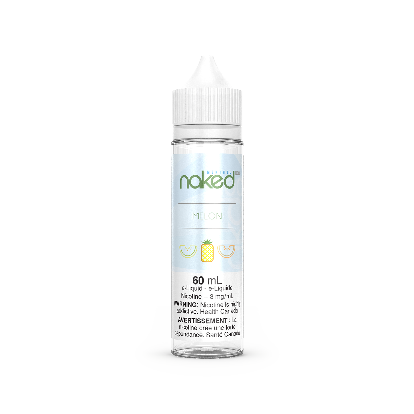 Naked E-liquid Melon (Menthol) 3mg - 60ml (Provincial)