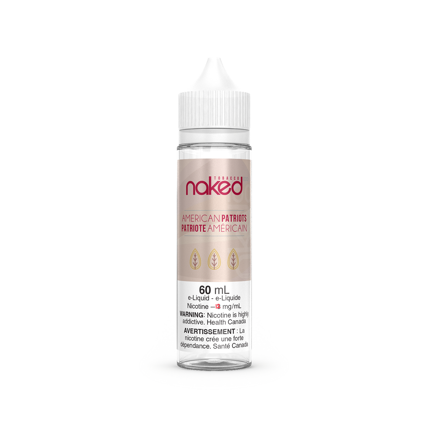 Naked E-liquid American Patriots Tobacco 18mg - 60ml (Provincial)