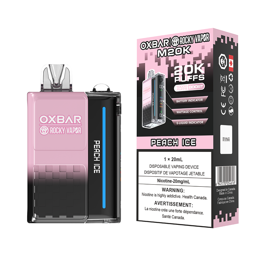 Oxbar M20K Peach Ice 20mg/ml Disposable(Provincial)