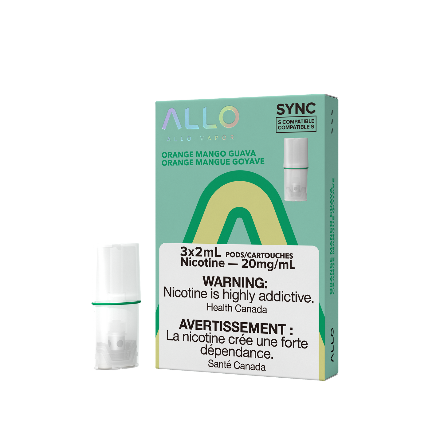 Allo Sync Orange Mango Guava 20mg Pods (Provincial)