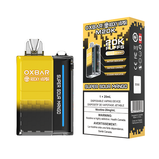 Oxbar M20K Super Sour Mango 20mg Disposable (Provincial)