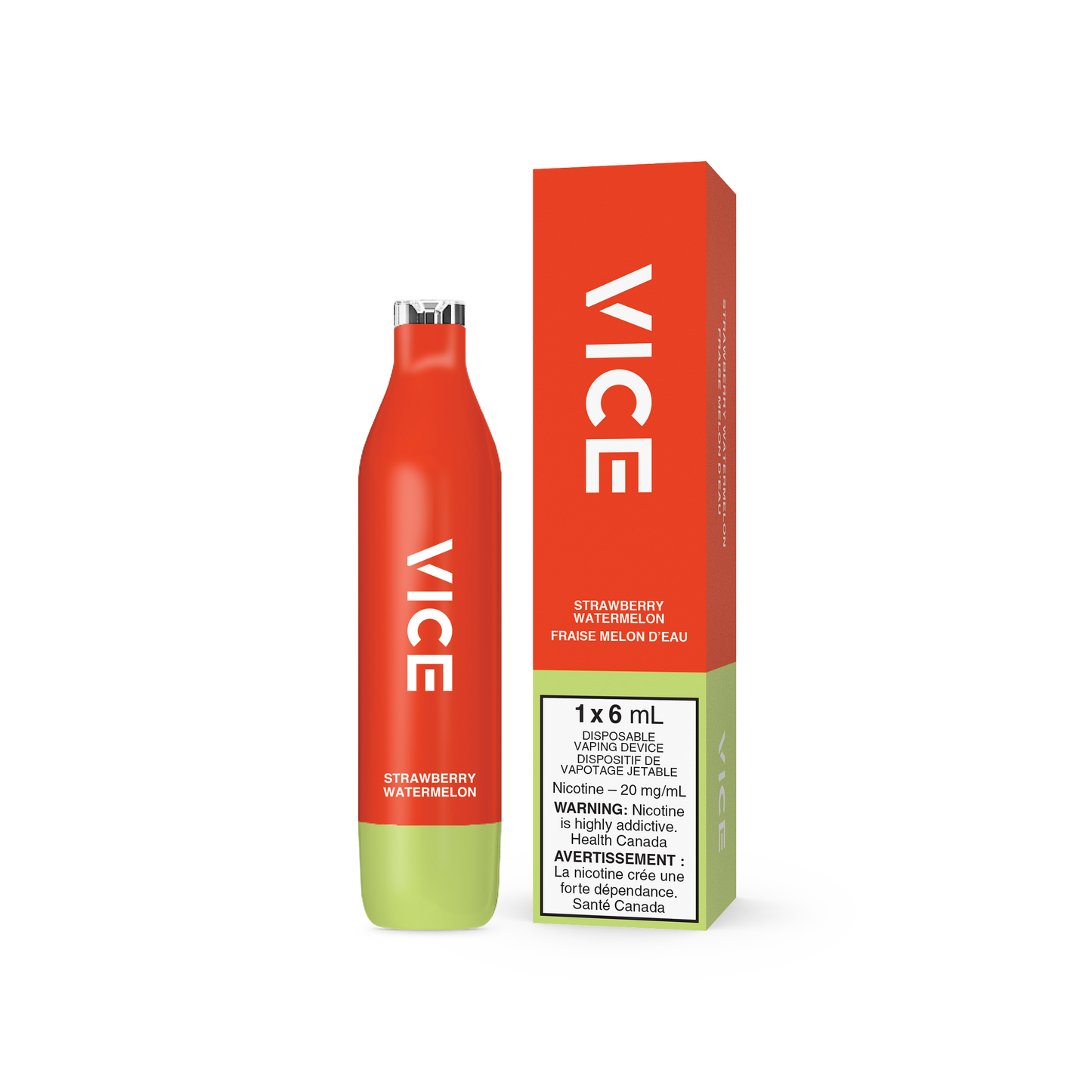 Vice 2500 Strawberry Watermelon 20mg/mL disposable (Provincial)