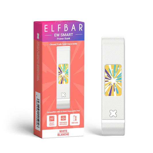 Elf Bar EW25K LED Power Bank - White
