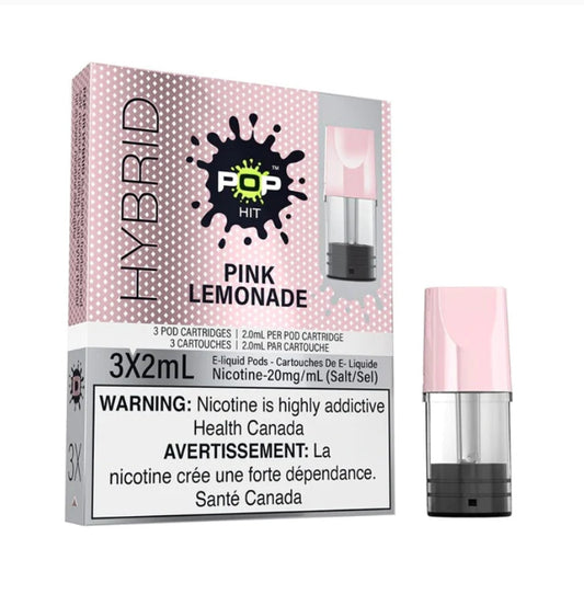 Pop Hit Pink Lemonade Pods 20mg (Provincial)