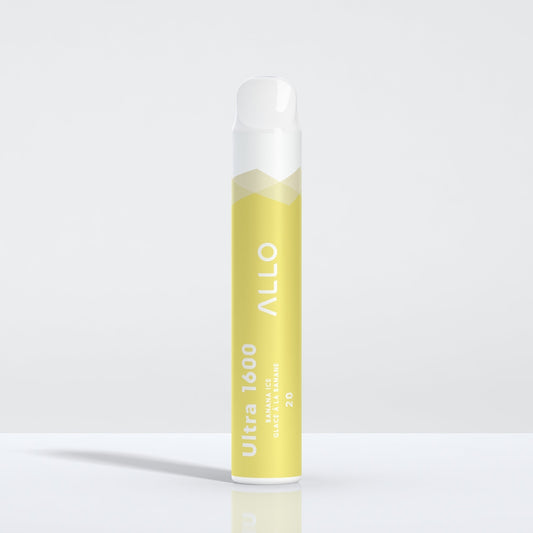 Allo ultra HIT 1600 Banana Ice 20mg disposable (provincial)
