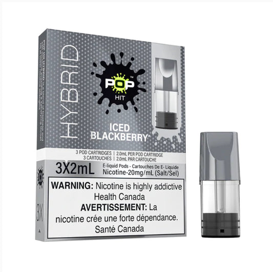 Pop Hit Iced Blackberry Pods 20mg (Provincial)