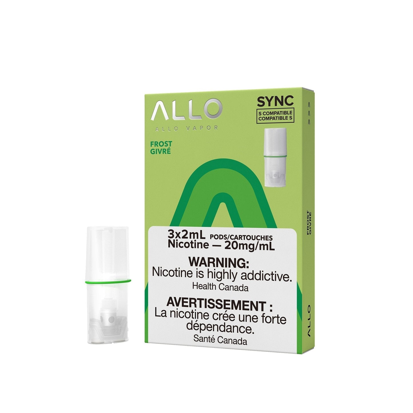 Allo Sync Frost 20mg Pods ( Provincial)