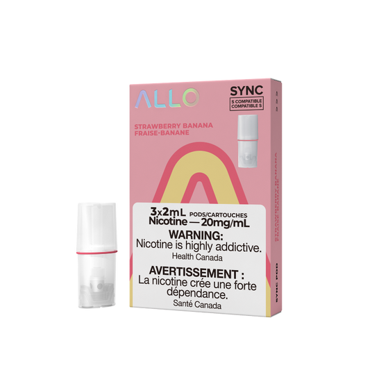 Allo Sync Strawberry Banana 20mg Pods (Provincial)