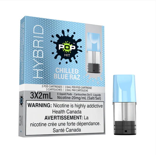 Pop Hit Chilled Blue Razz Pods 20mg (Provincial)