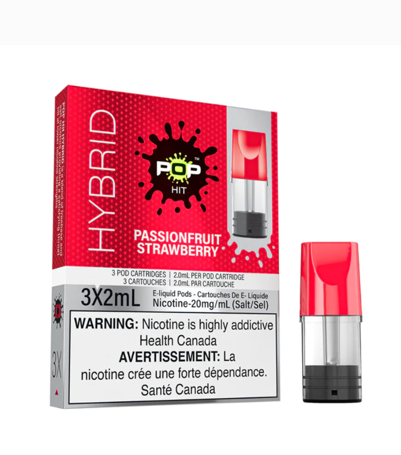 Pop Hit Passionfruit Strawberry Pods 20mg (Provincial)