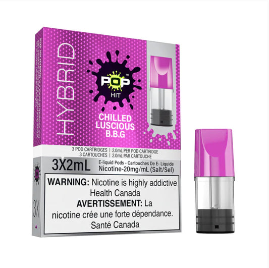Pop Hit Chilled Luscious B.B.G Pods 20mg (Provincial)
